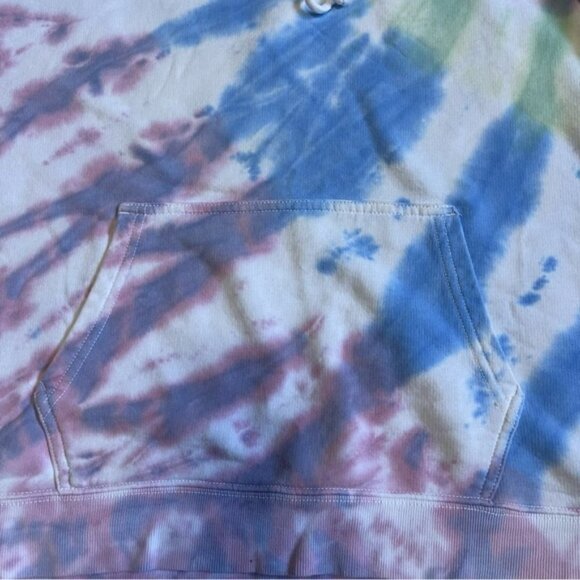 TNA Rainbow 1984 Tie Dye Hooded Sweatshirt US M - Picture 5 of 9
